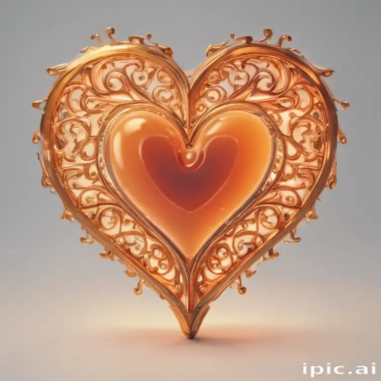 glow heart png