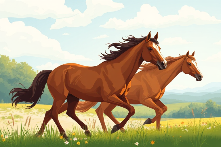horses clip art