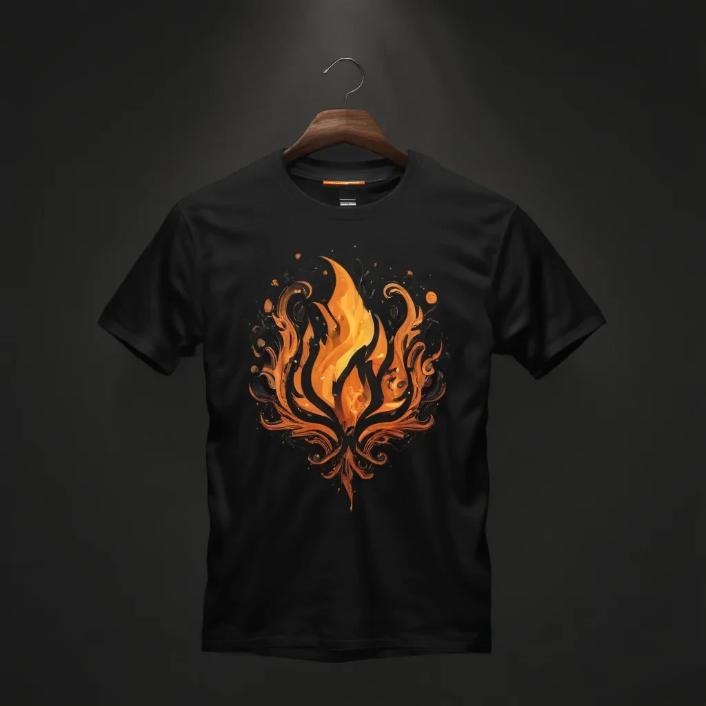 black tee png
