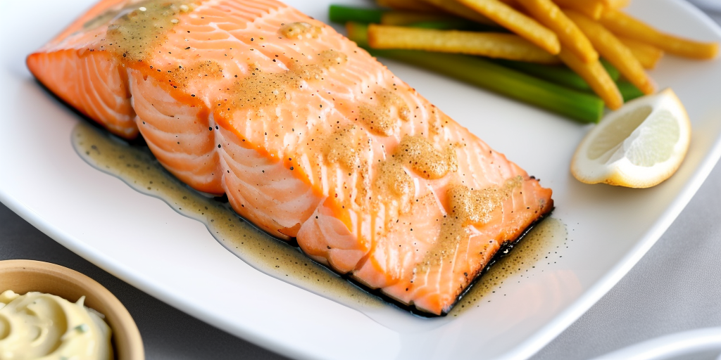 air fryer salmon with dijon mustard