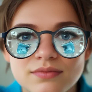 broken glasses png