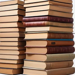 book stack png