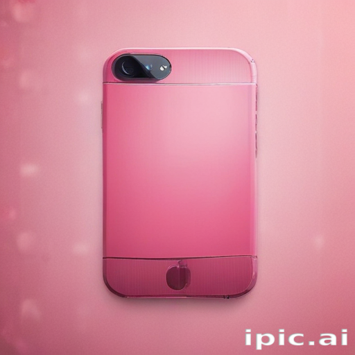 Pink Raspberry Phone Stylish Pink Phone Case with a Sleek and Modern Design