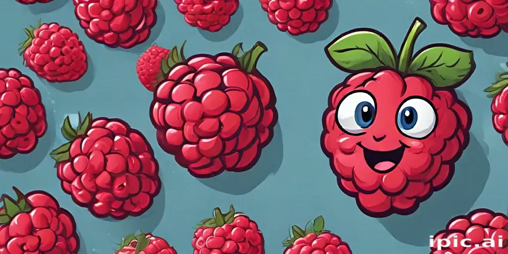 raspberry cartoon
