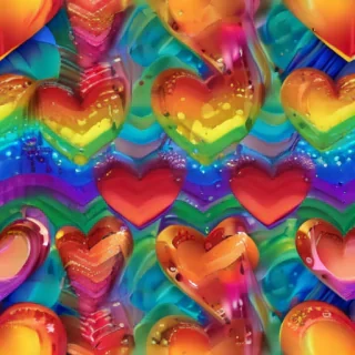 rainbow heart png