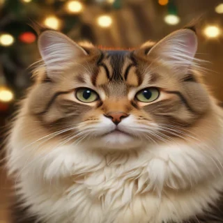 pictures of cats for christmas