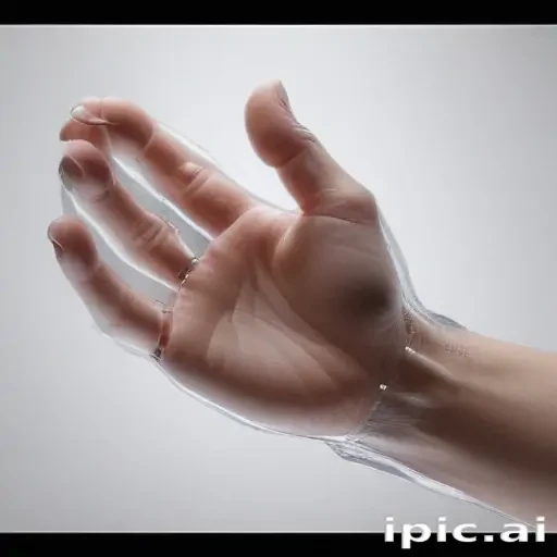 transparent praying hands