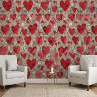 aesthetic hearts wallpaper