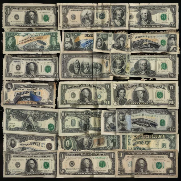 money with transparent background