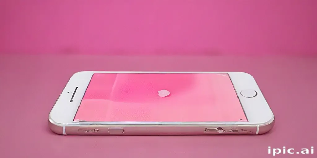 iphone pink background