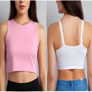 crop top mock up