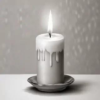 candle drawing