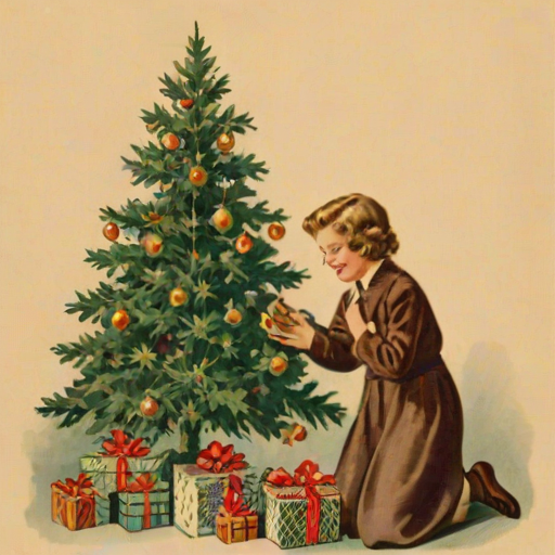 vintage christmas image