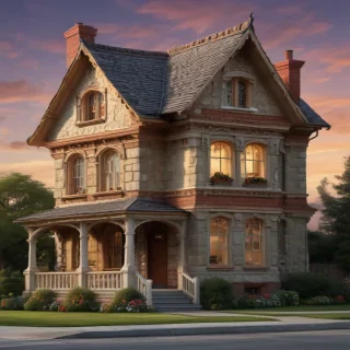 background of a house