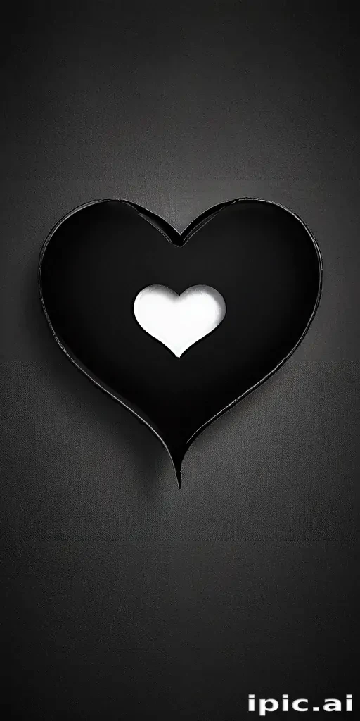 black heart pic