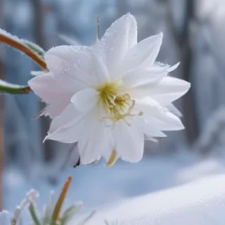winter flower wallpaper background