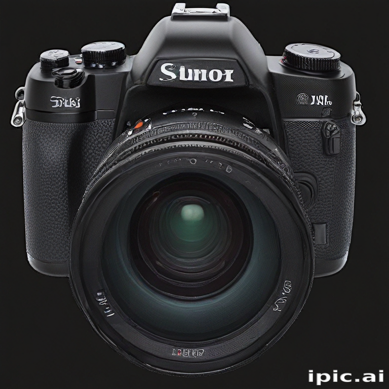High-Quality DSLR Camera with a Large Lens for Professional Photography
