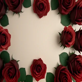 background red roses