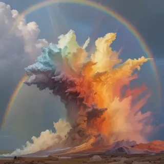 rainbow pastel