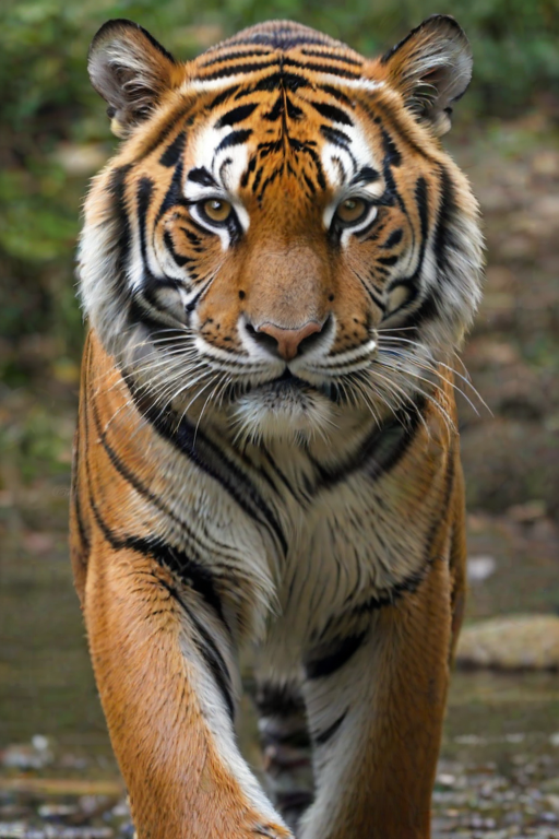 transparent tiger