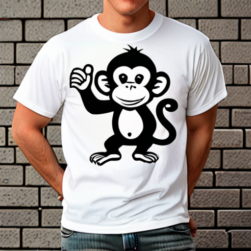 dancing-monkey-printable-in-tshirt