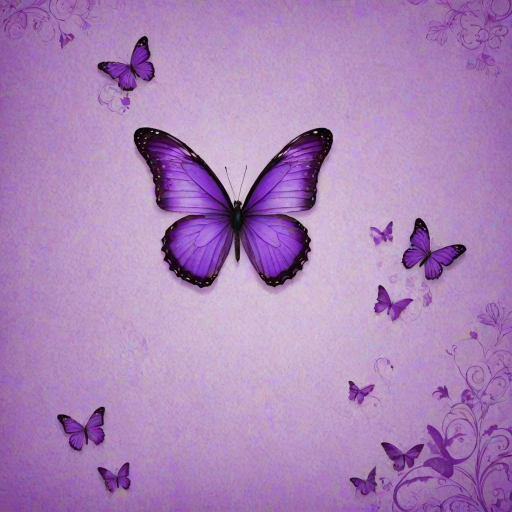 wallpaper purple butterfly