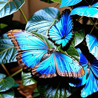 blue morpho butterfly
