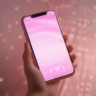 light pink phone background