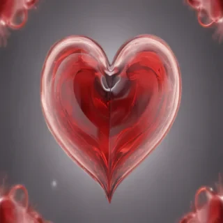 blurred heart