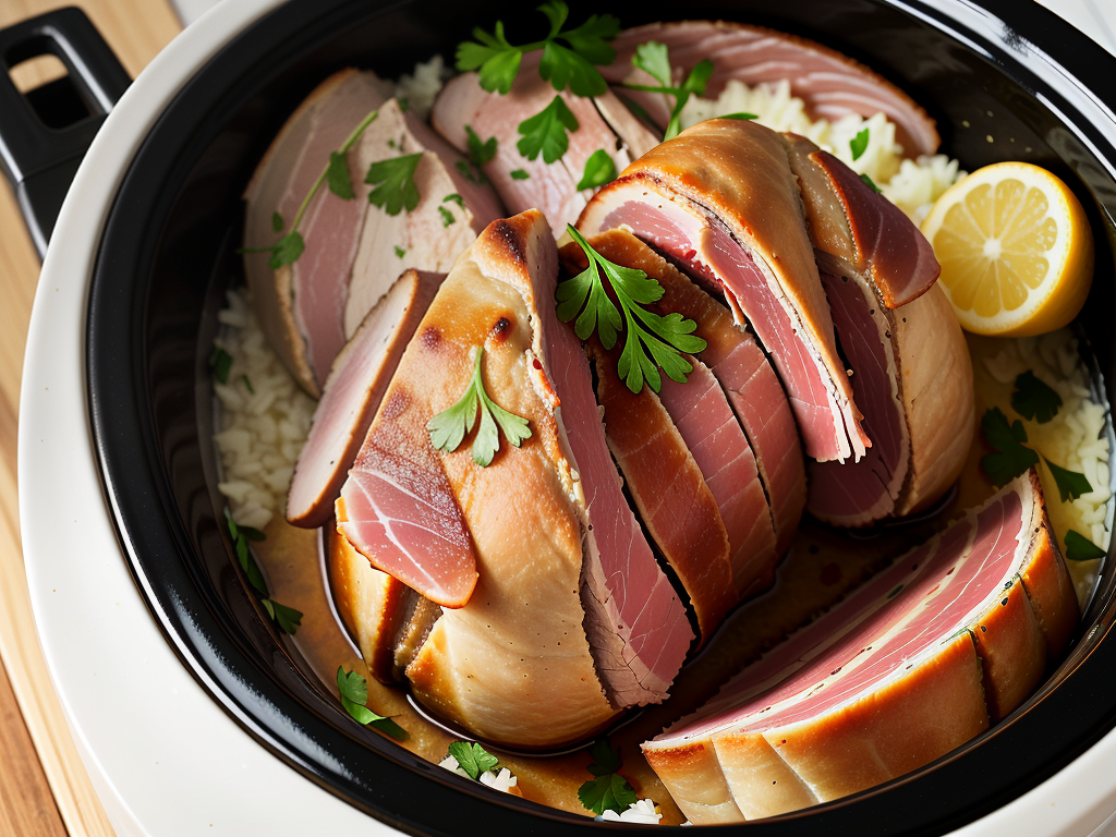 ham hock in a slow cooker