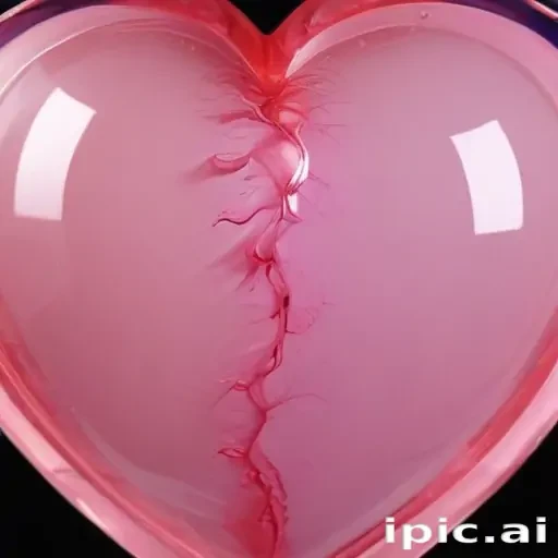 transparent pink heart