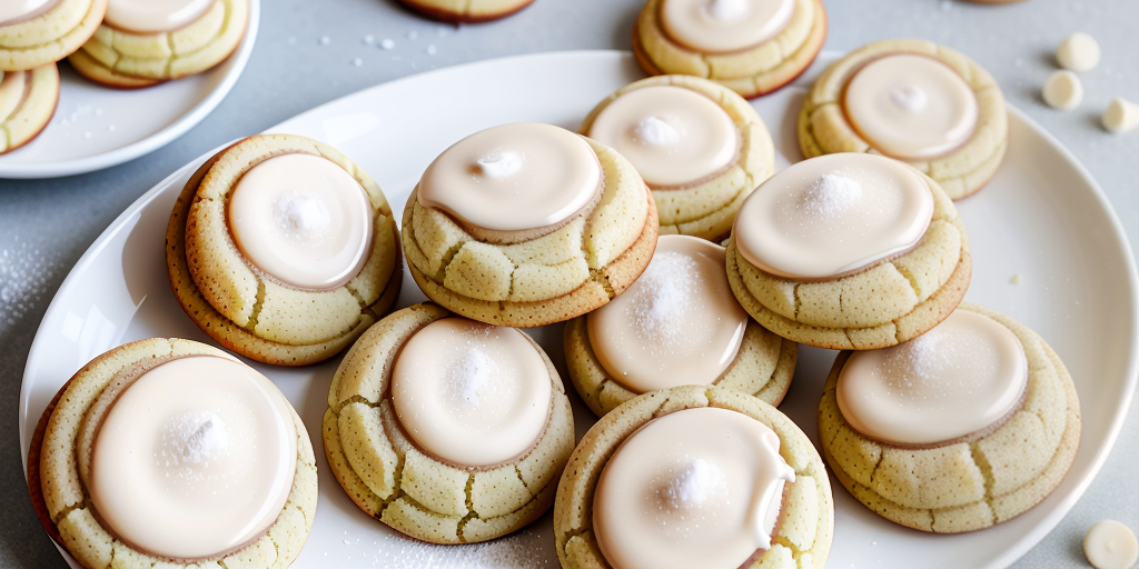 snickerdoodles dipped in white chocolate