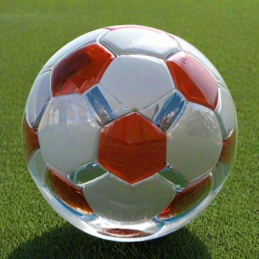 transparent soccer ball