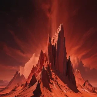 red bg plain