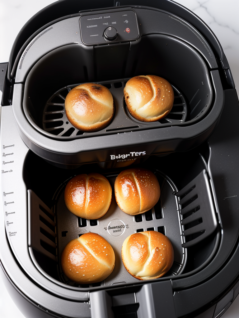 toasted buns in air fryer