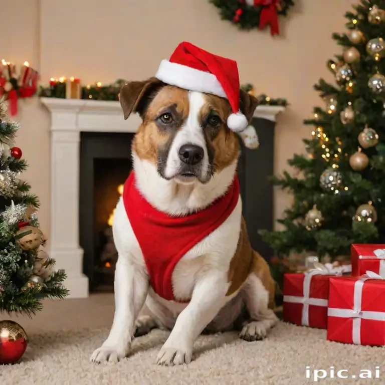 dog christmas photos