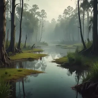 swamp background