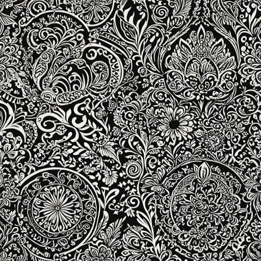 black and white patterns