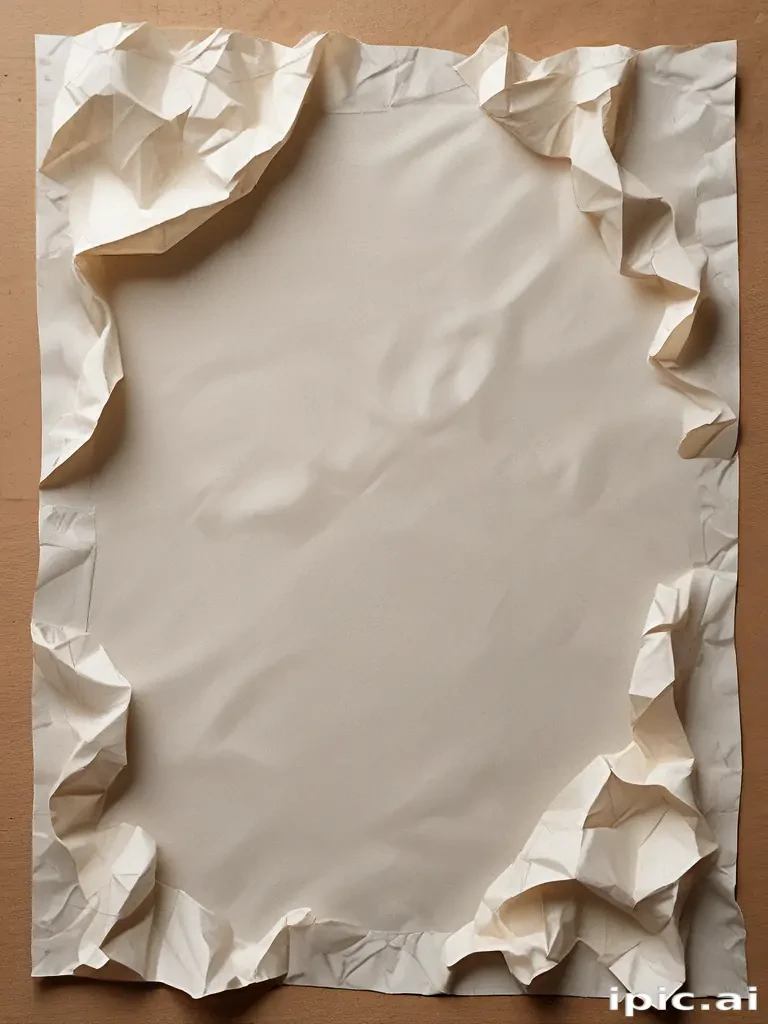 crumpled paper overlay