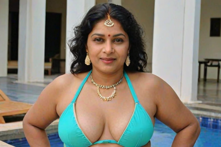 indian aunties bikini