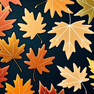 fall leaves iphone wallpaper