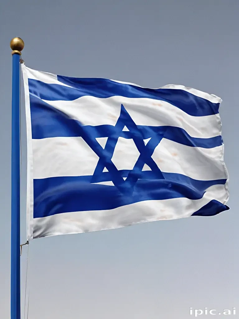 transparent israel flag
