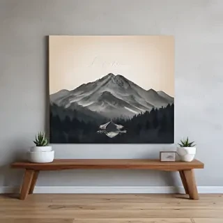 wall art mock up