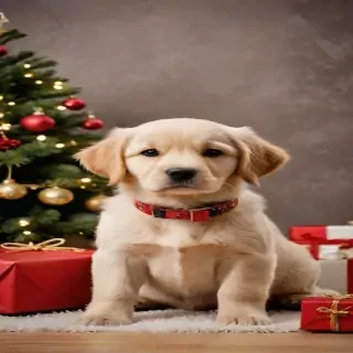 christmas wallpaper dogs