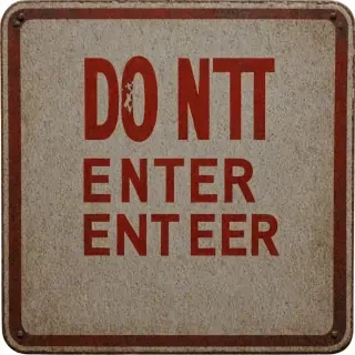 do not enter sign png