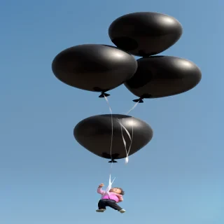 black balloon png