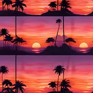 sunset aesthetic wallpaper