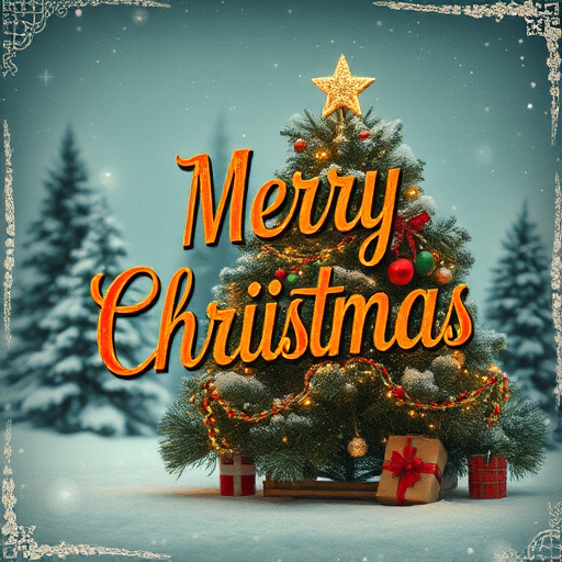 vintage merry christmas image