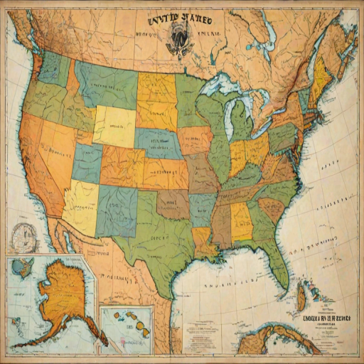 united states map