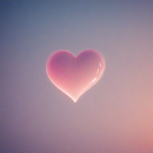 blurry heart wallpaper